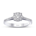 0,35 Carat Diamond Round Solitaire Engagement Ring