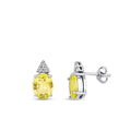 3,43 Carat Diamond Fancy Earrings