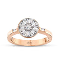 0,37 Carat Diamond Baguette Trend Ring