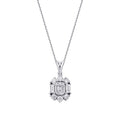 0.49 Carat Diamond Baguette Necklace