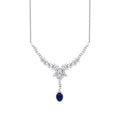 2.05 Carat Diamond Sapphire Neckband