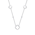 0,26 Carat Diamond Clover Necklace