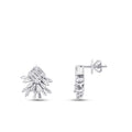 0.59 Carat Diamond Baguette Earrings