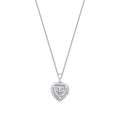 0,22 Carat Diamond Heart Necklace