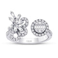 0.57 Carat Diamond Baguette Ring