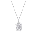 0.68 Carat Diamond Baguette Necklace