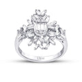 0.79 Carat Diamond Baguette Ring