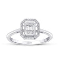 0.16 Carat Diamond Baguette Ring