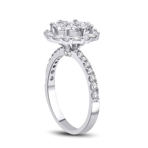 1,32 Carat Diamond Baguette Ring