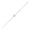 Gold Trend Sequential Solitaire Bracelet