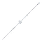 Gold Trend Sequential Solitaire Bracelet