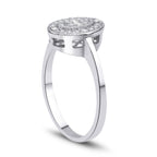 0,19 Carat Diamond Baguette Ring