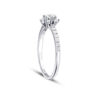 0.43 Carat Diamond Round Solitaire Engagement Ring