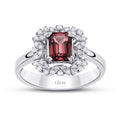 3,33 Carat Diamond Ruby Ring