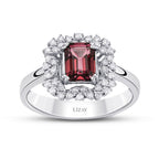 3,33 Carat Diamond Ruby Ring