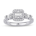 0,46 Carat Diamond Baguette Ring