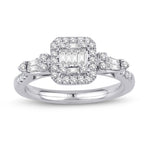 0,46 Carat Diamond Baguette Ring