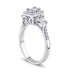 0,46 Carat Diamond Baguette Ring