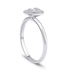 0,11 Carat Diamond Baguette Ring