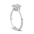 0,13 Carat Diamond Baguette Ring