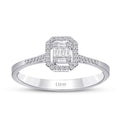 0.20 Carat Diamond Baguette Ring