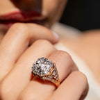 1,86 Carat Diamond Baguette Ring