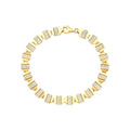 Gold Hexagon Bracelet