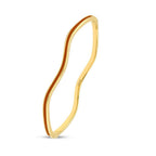 Gold Red Enamel Bangle