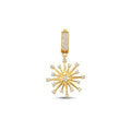 Gold Stone Charm