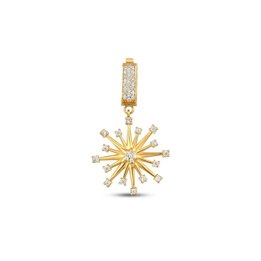 Gold Stone Charm