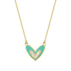 Gold Heart Trend Necklace