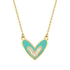 Gold Heart Trend Necklace