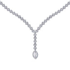 Gold Marquise Tennis Neckband