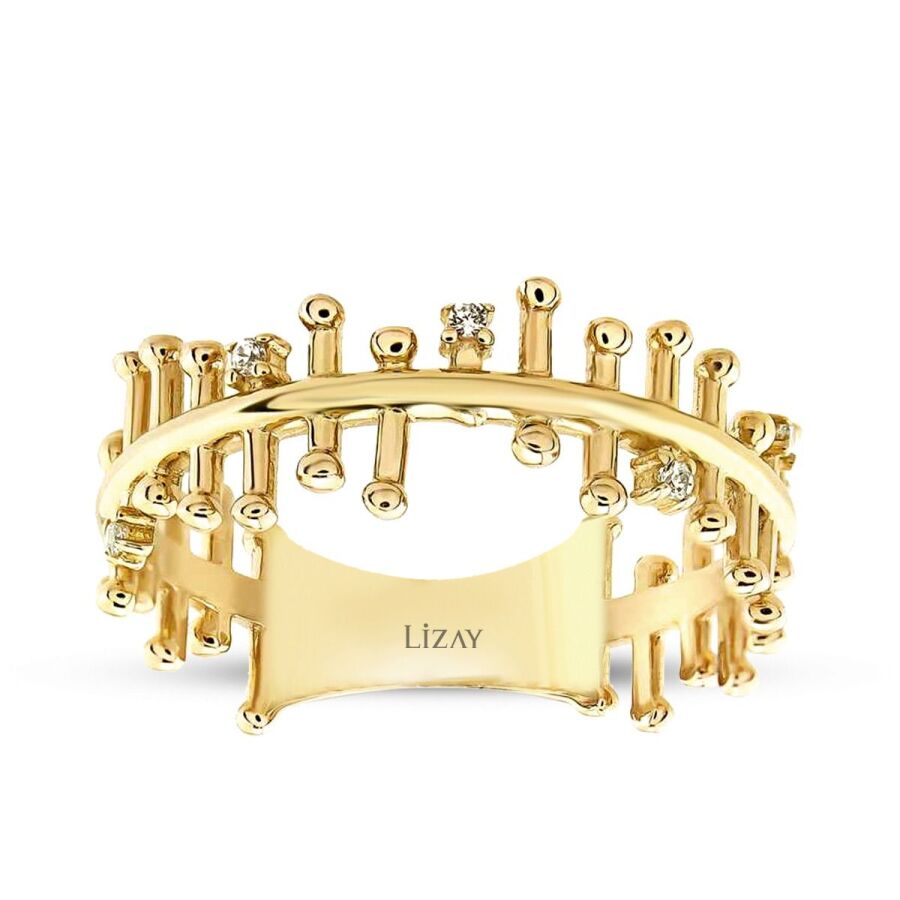 Gold Stone Design Ring