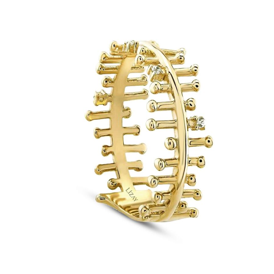 Gold Stone Design Ring