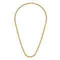 Gold Herringbone Chain Necklace