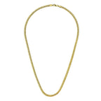 Gold Herringbone Chain Necklace