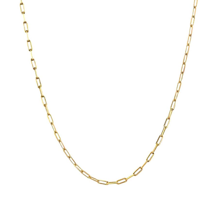 Gold Paperclip Chain