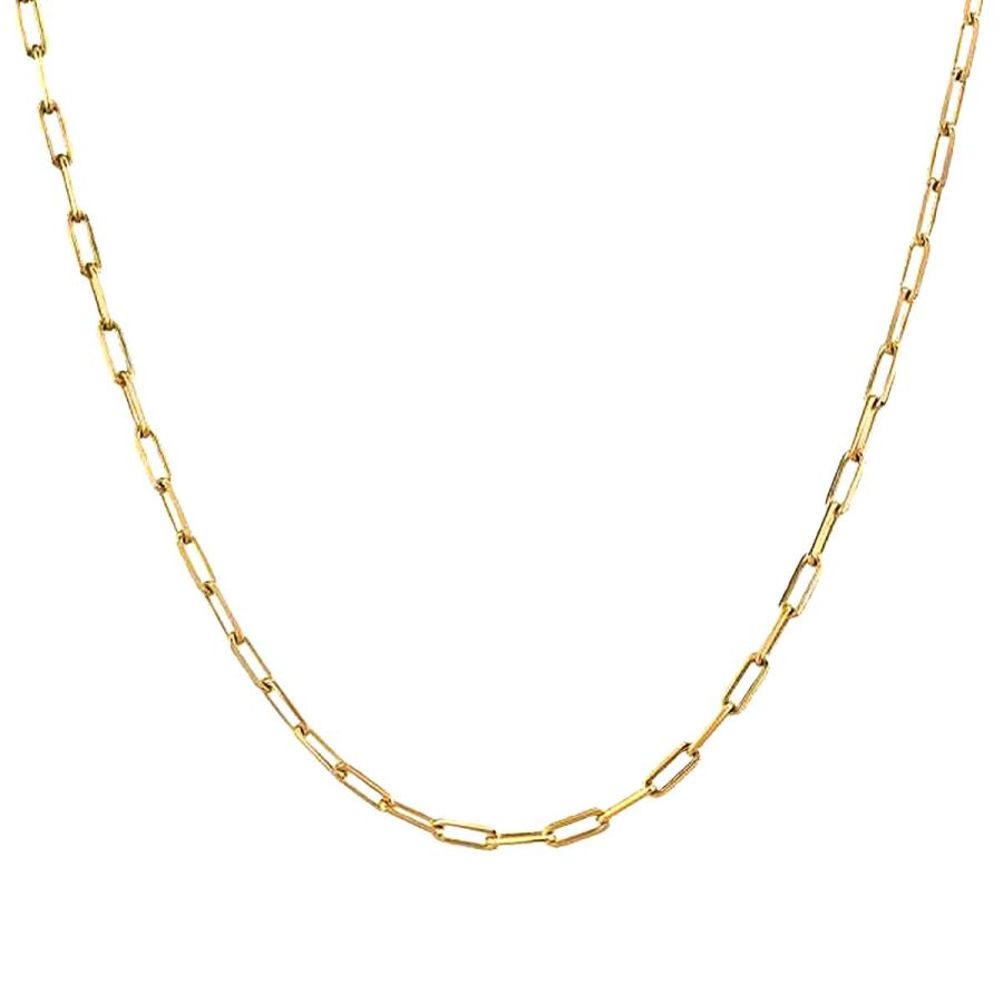 Gold Paperclip Chain