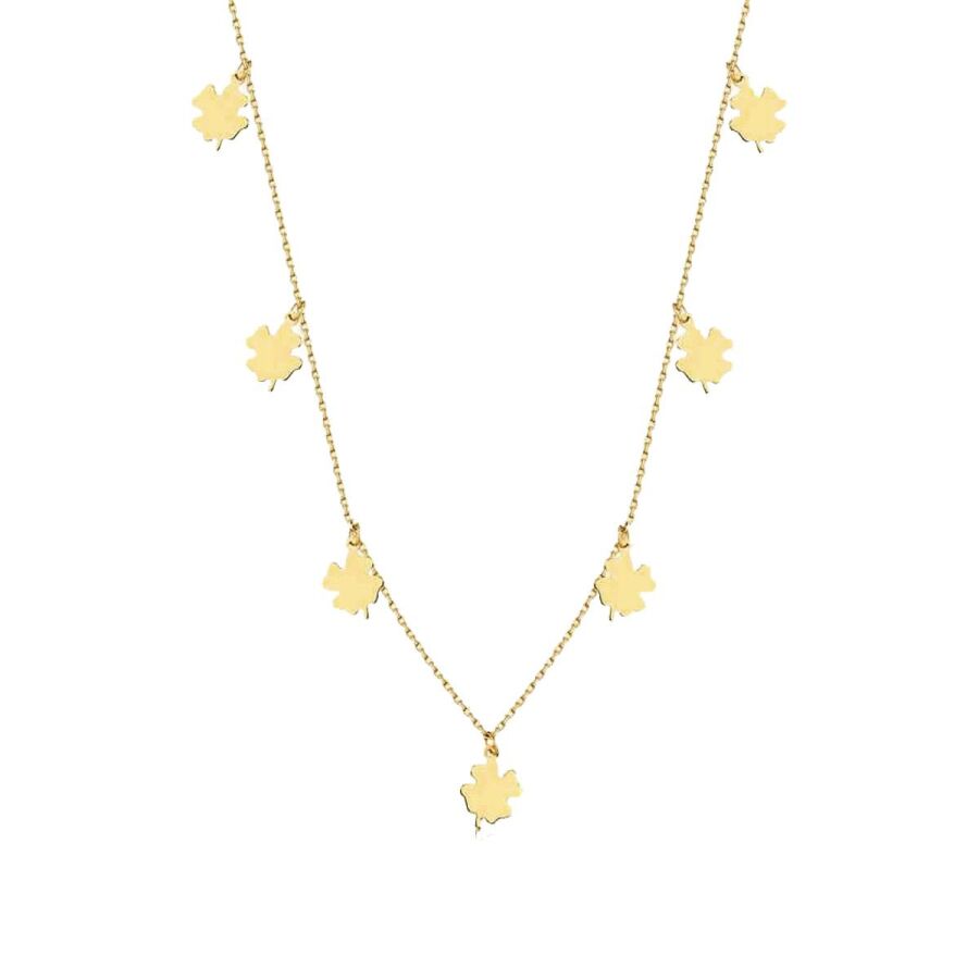 Gold Clover Chain Necklace