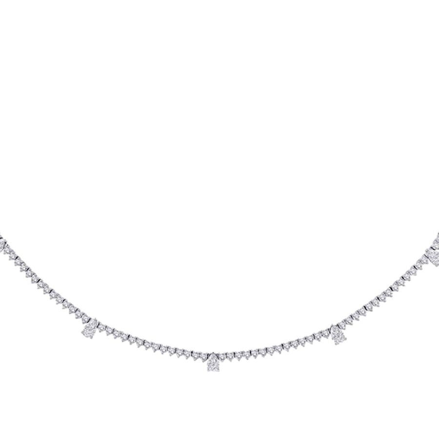 4,02 Carat Diamond Neckband