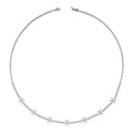 4.88 Carat Diamond Flower Neckband