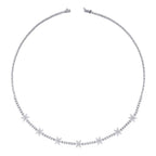 4.88 Carat Diamond Flower Neckband