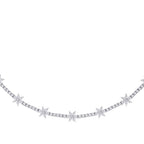 4.88 Carat Diamond Flower Neckband