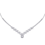 2,30 Carat Diamond Baguette Neckband
