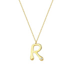0,02 Carat Diamond R Letter Necklace
