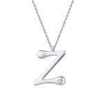 0,02 Carat Diamond Z Letter Necklace