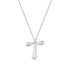 0,04 Carat Diamond T Letter Necklace