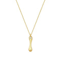 0,02 Carat Diamond I Letter Necklace