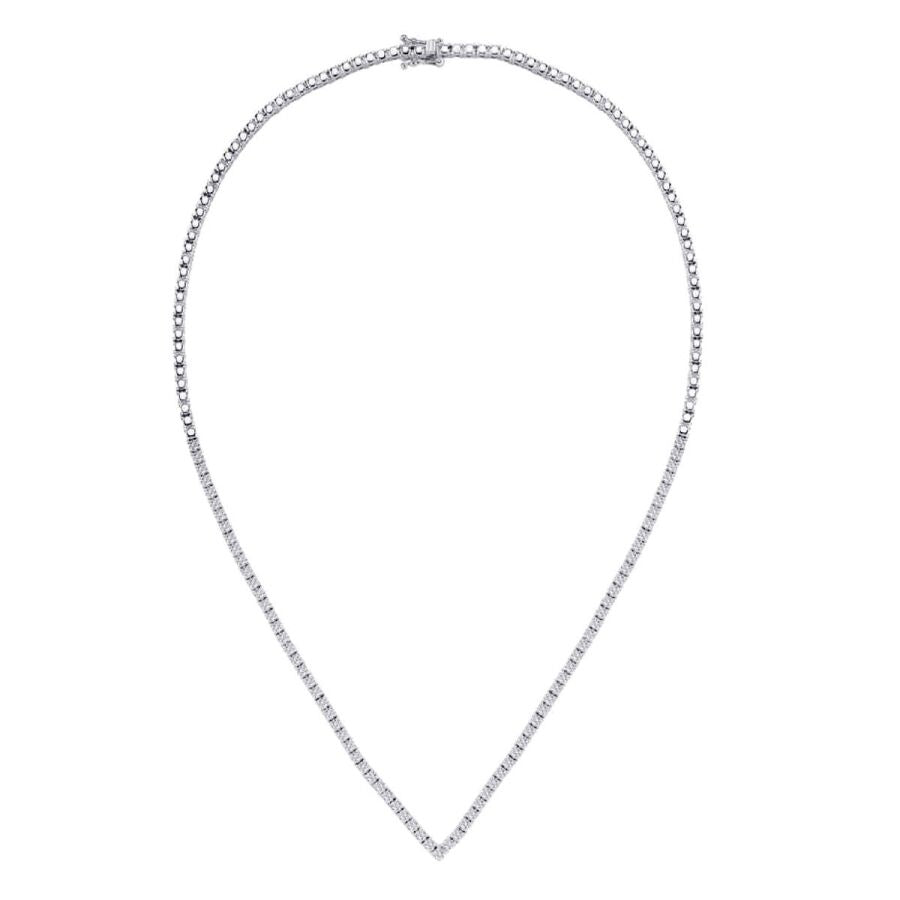 4,00 Carat Diamond Tennis Neckband